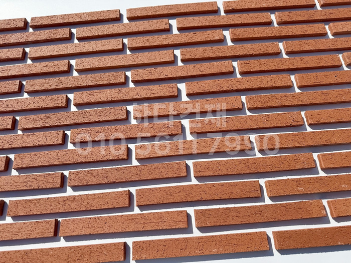 올라운더 점토타일 스틱 (슬림) 240x30x12T 레드 / 하다건재