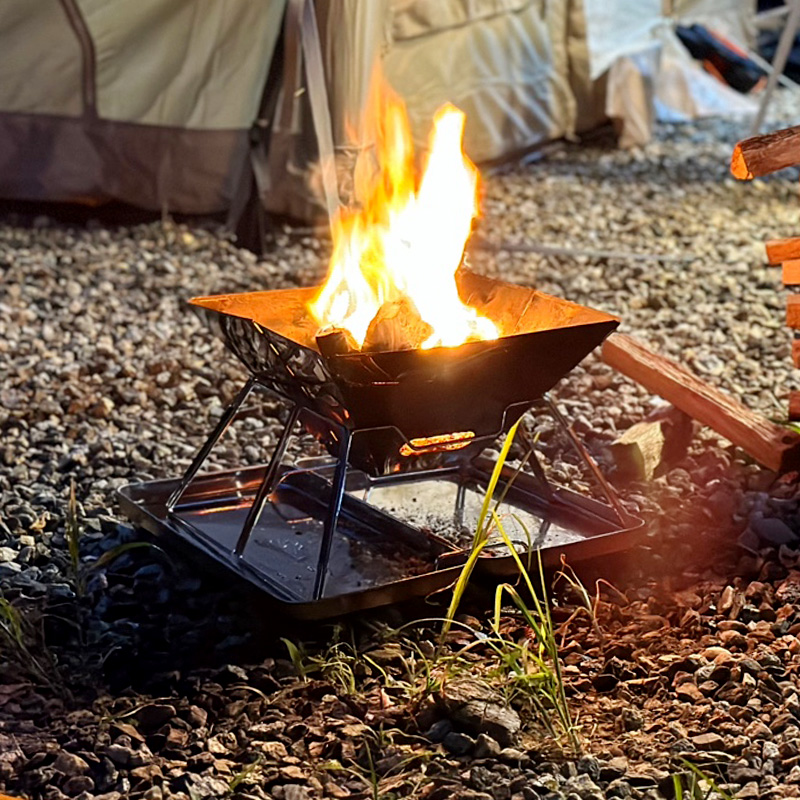 AReMES 접이식 화로대 캠핑 불멍 미니 화로대