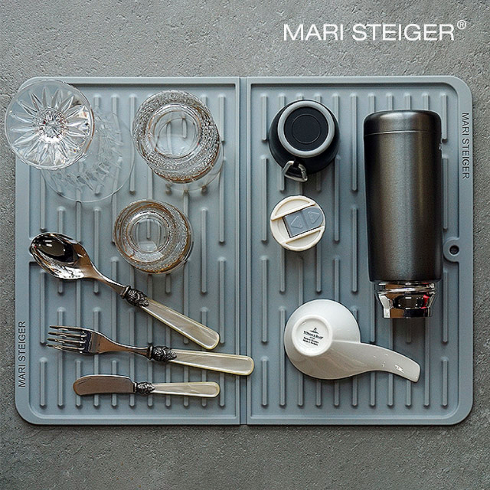 MARISTEIGER 실리콘 설거지 건조대 주방 싱크대 그릇 접시 텀블러 컵 건조매트