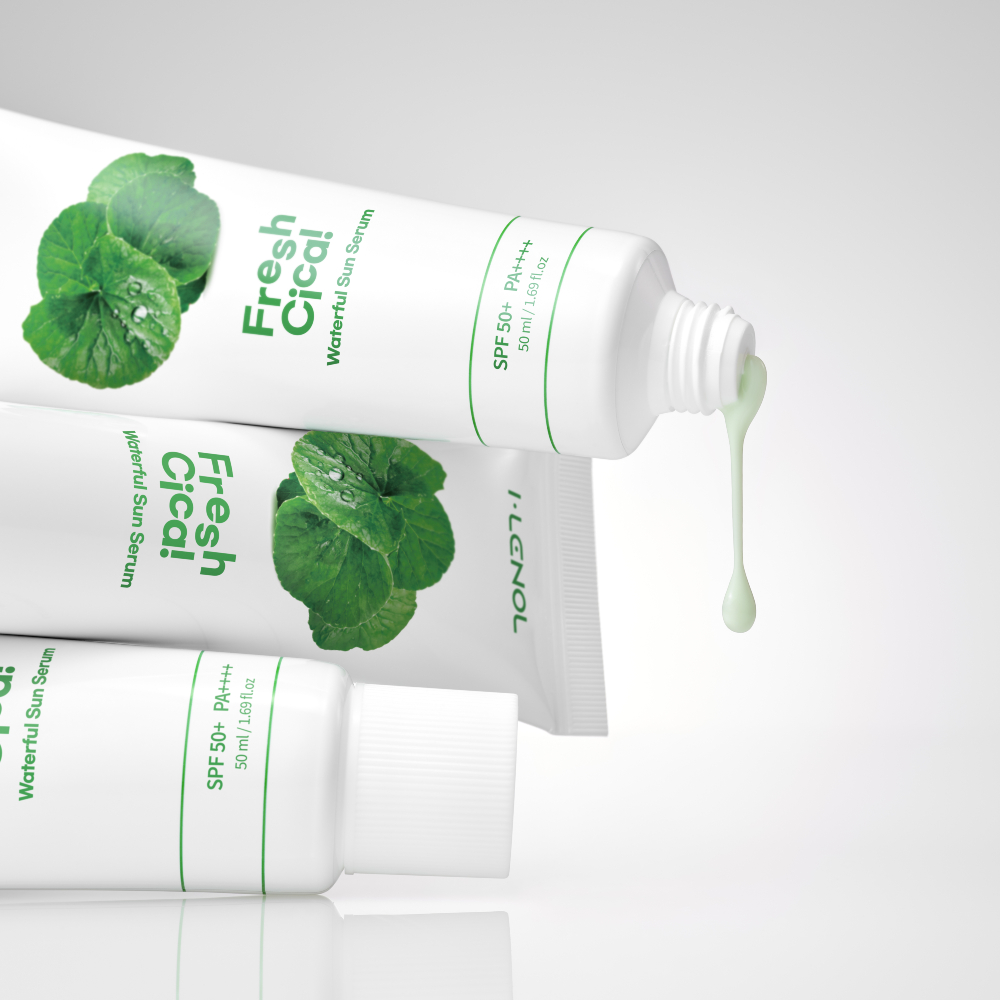 아이레놀 생병풀 비건 트러블 진정 선크림 50ml SPF 50+, PA++++ 이미지 3