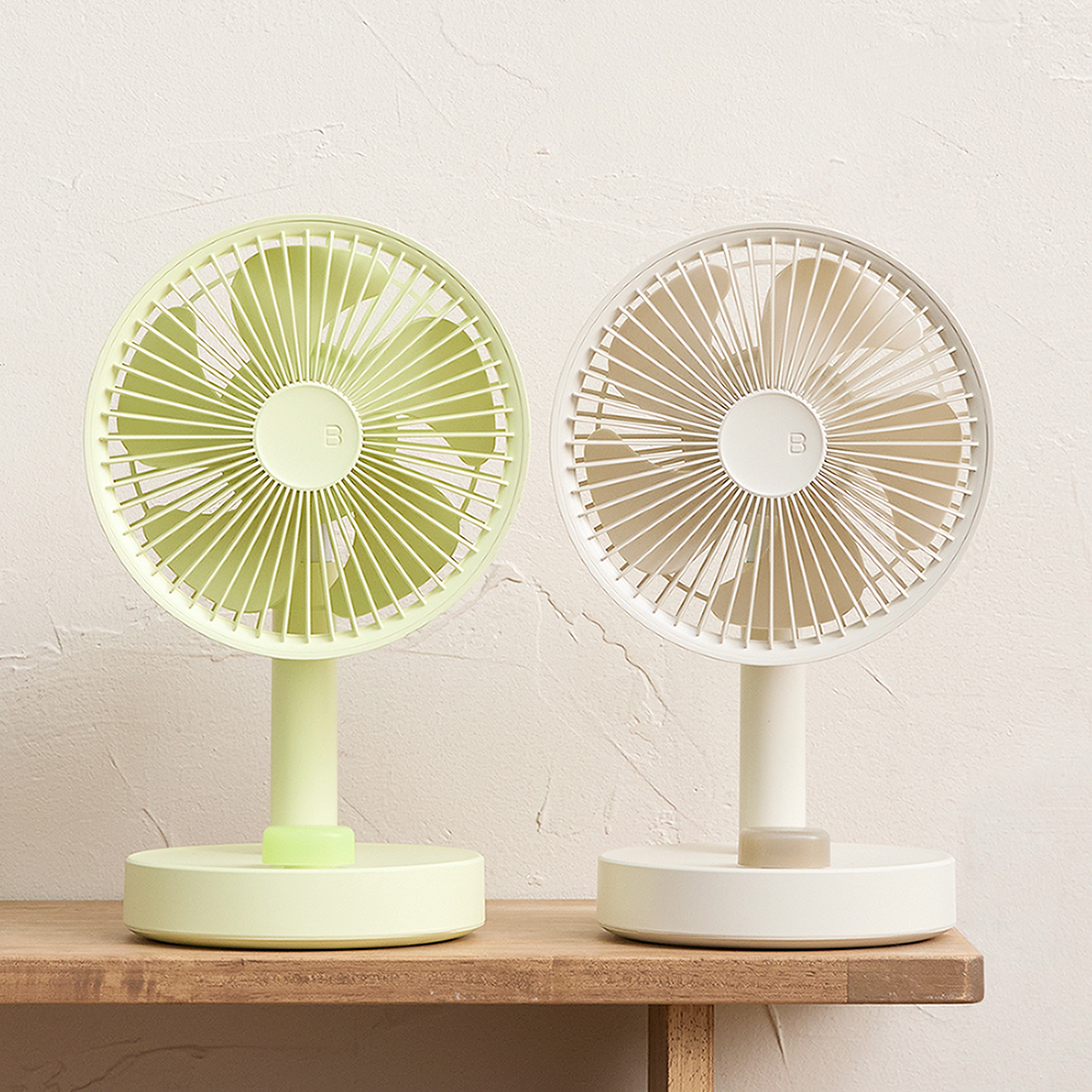 블루필 바셋2 탁상용 선풍기 무선 캠핑용 소형 책상 사무실