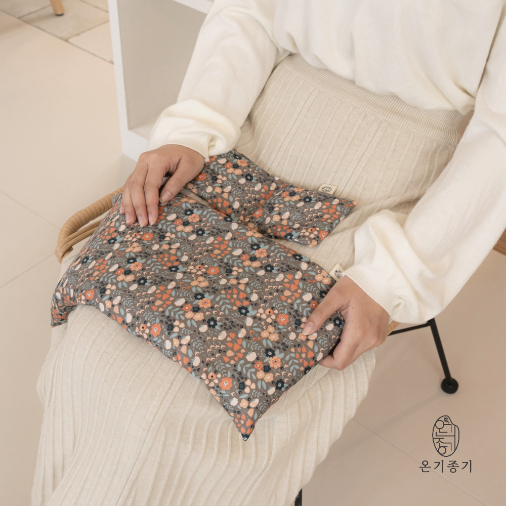 (복부+눈)온기종기 현미 황토 찜질 팩 복부 배 허리 눈 손가락 손목 온찜질 세트 - 상세 이미지 5