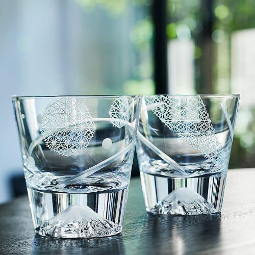 [타지마글라스 코리아] 일본 명품 후지산 글래스 위스키 언더락 사케잔 바카라 리델