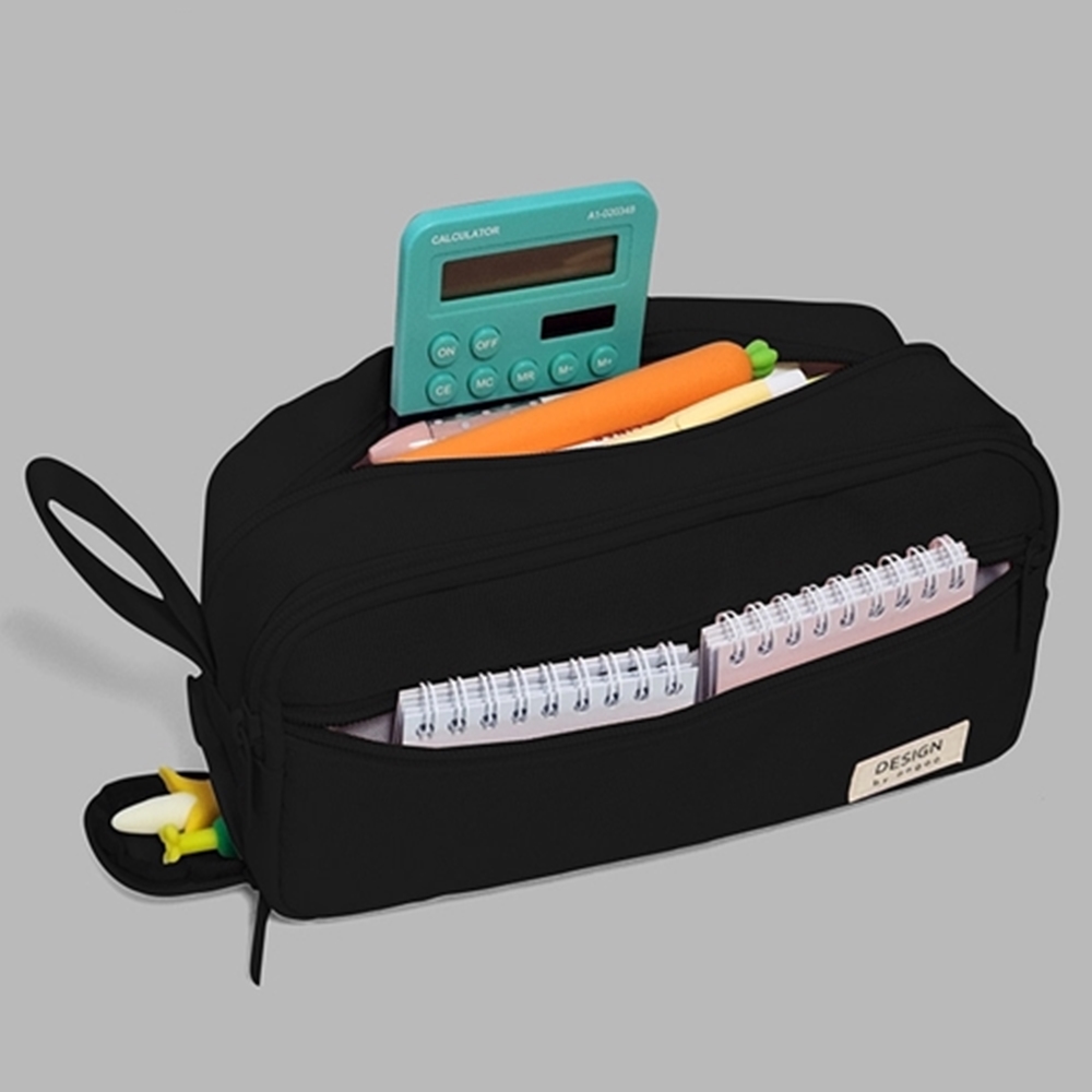 캠퍼스 대학생 고등학생 중학생 펜 파우치 봉제 천 필통 직장인 대용량 고급펜케이스 제품 이미지