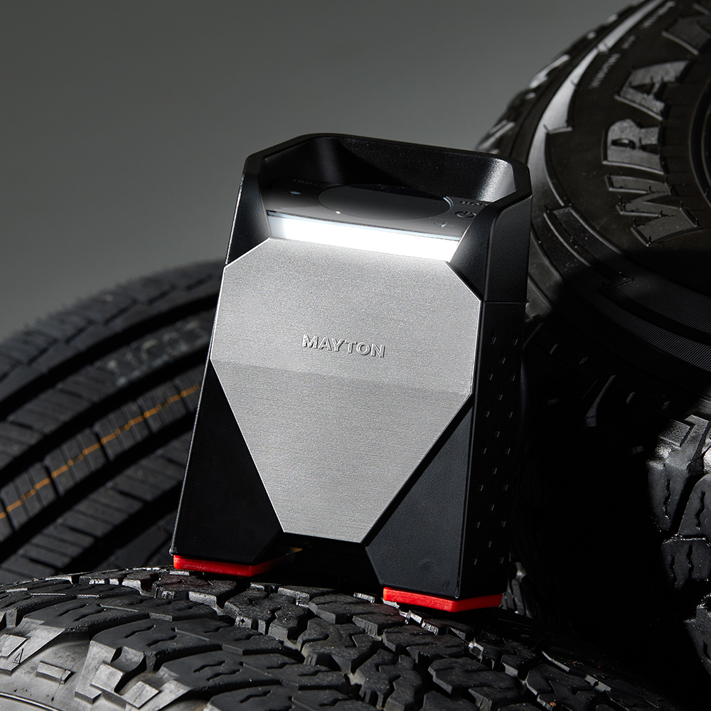 메이튼 타이어 공기압 주입기 자동차 공기 바람 체크 펌프 휴대용 탱커블