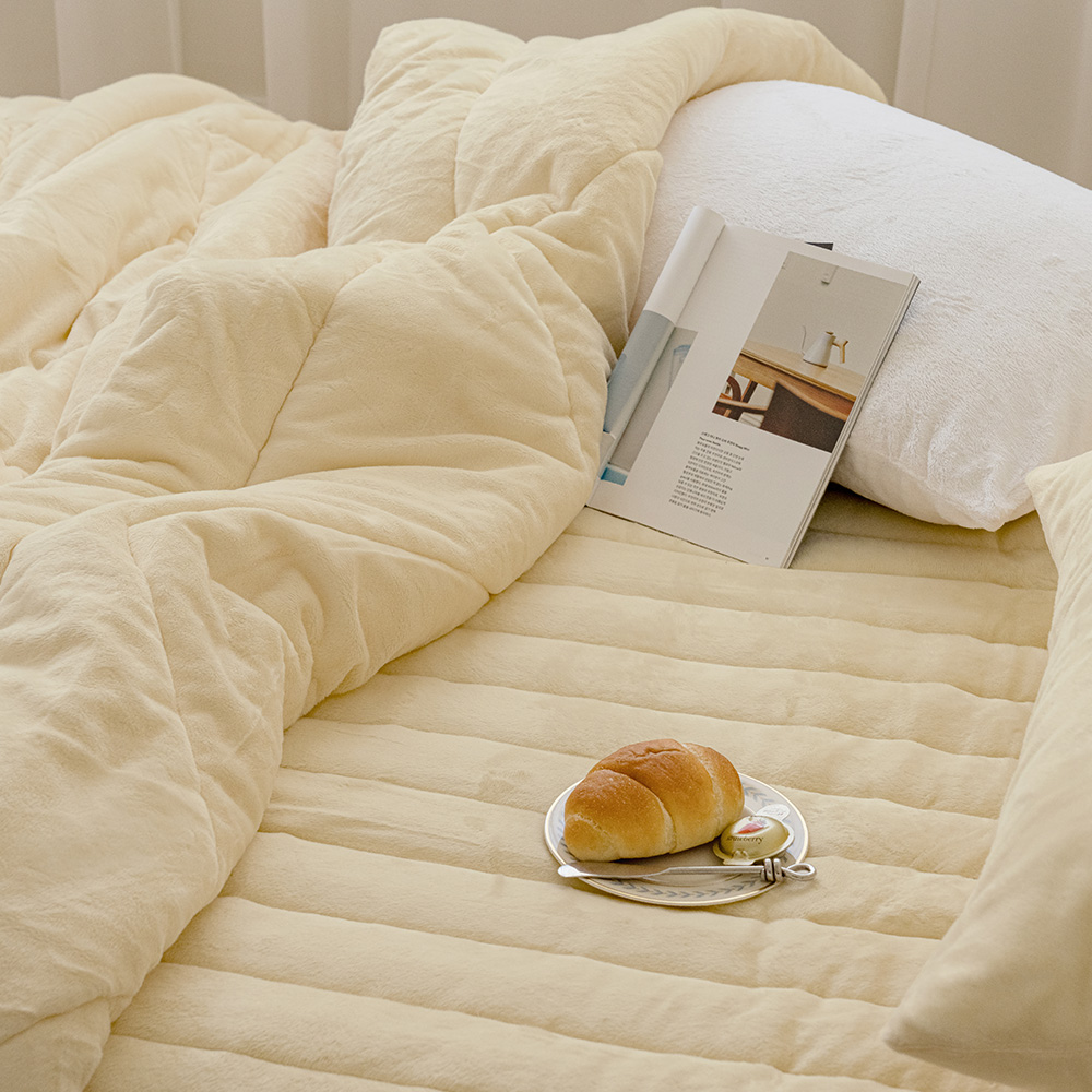 코지데이 장모극세사 겨울 고정밴딩 침대패드 SS