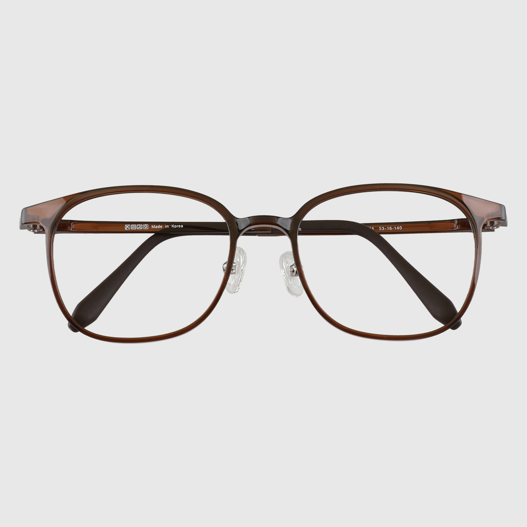 블루라이트차단 울템 검정 사각 뿔테 자외선 변색렌즈안경