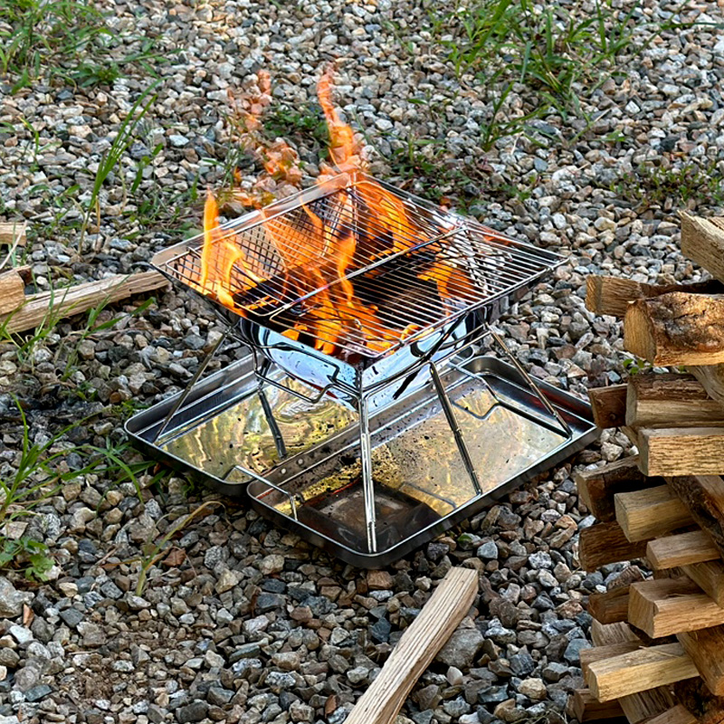 AReMES 접이식 화로대 캠핑 불멍 미니 화로대