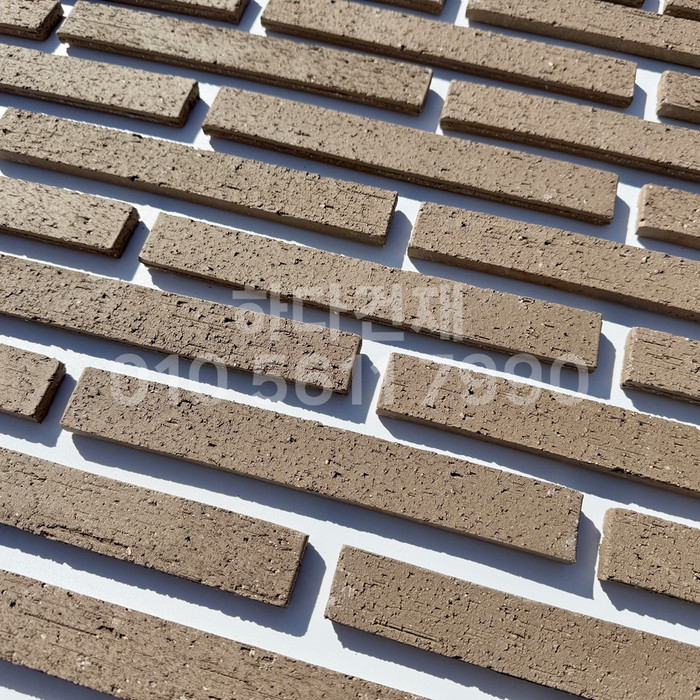 올라운더 점토타일 스틱 (슬림) 240x30x12T 애쉬브라운 / 하다건재