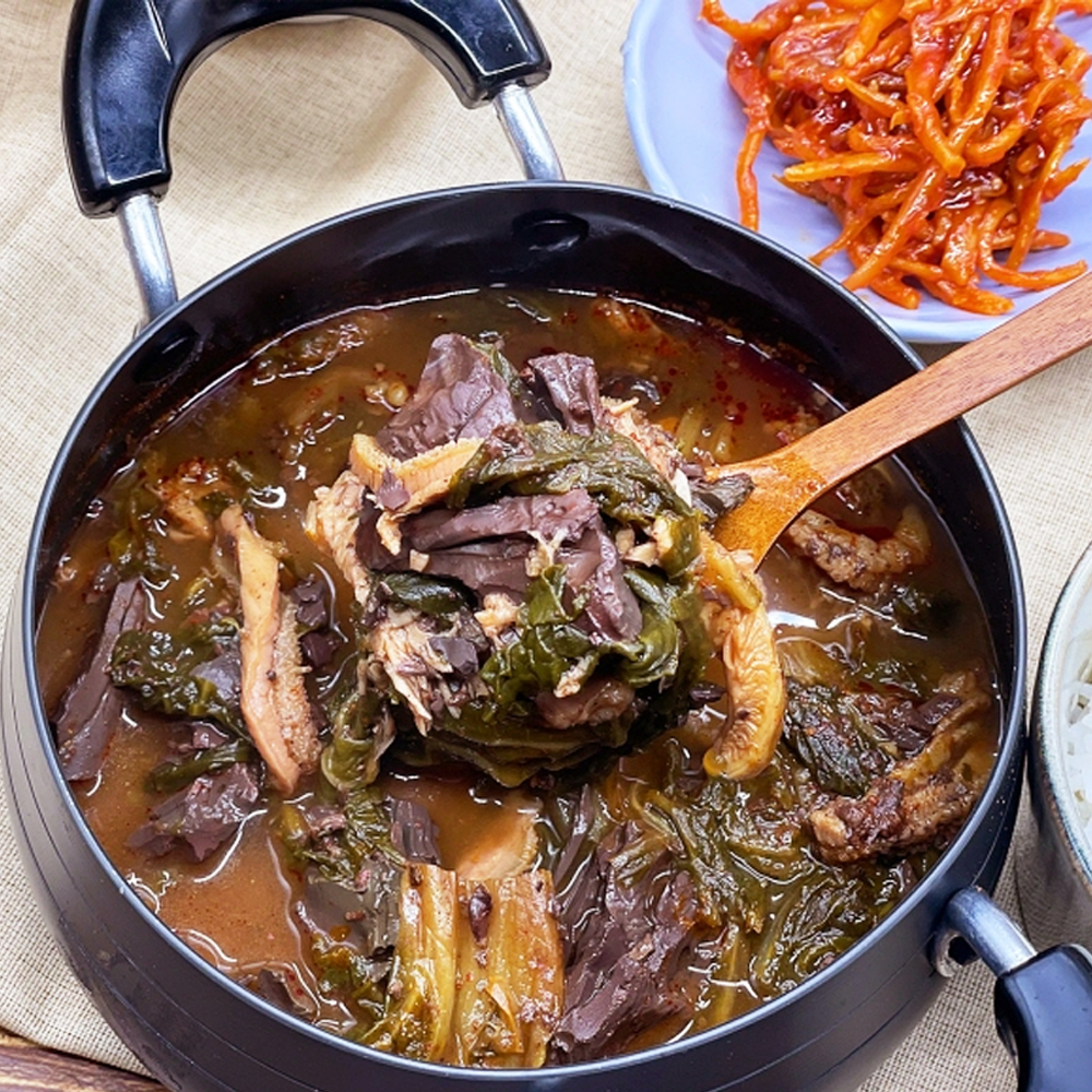 1800g(5-6인분) 블라인드테스트 맛검증 특 양평해장국 우거지 선지 해장국 양곰탕 3개 - 상세 이미지 4