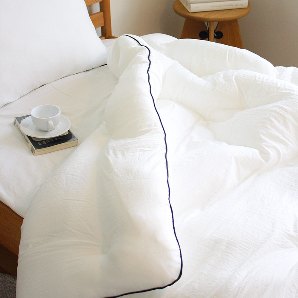 마시멜로 휴비스 에코핫 겨울 두꺼운 모달 차렵이불 발열 옥수수솜