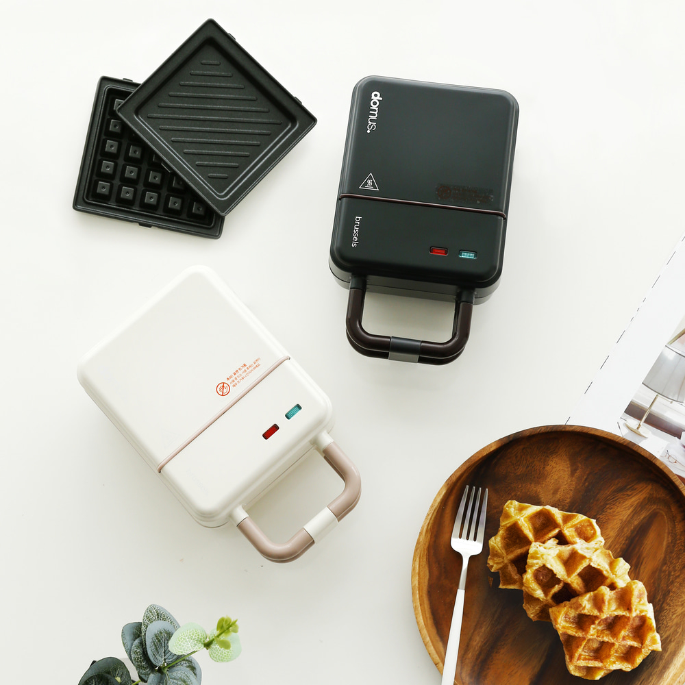 전기 와플 크로플 메이커 미니 기계 분리형 와풀 만들기 머신 틀 기기 가정 소형 제조기