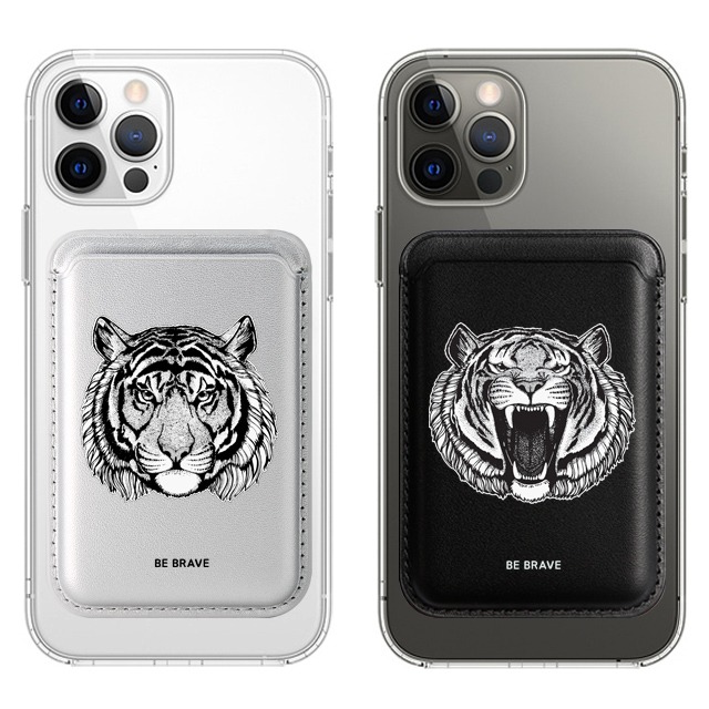 호랑이 타이거 동물 맥세이프 카드지갑