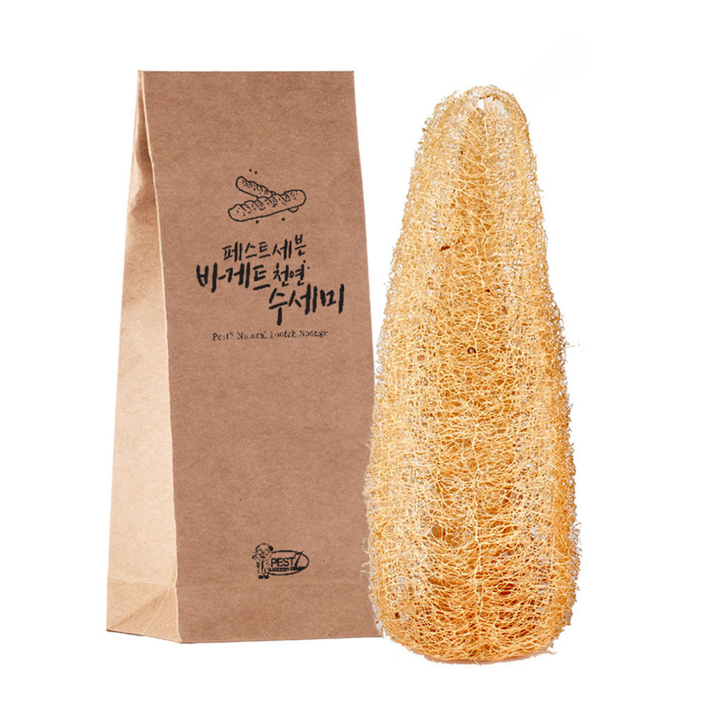 페스트세븐 천연수세미 바게트 수세미 주방 루파 - 메인 이미지