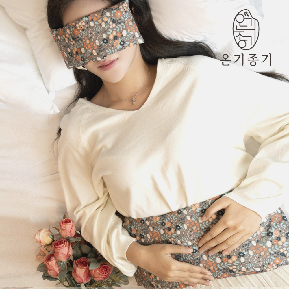 (복부+눈)온기종기 현미 황토 찜질 팩 복부 배 허리 눈 손가락 손목 온찜질 세트 - 상세 이미지 2