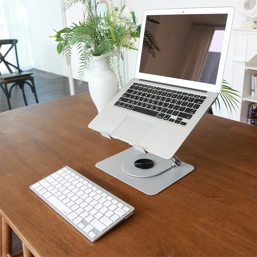 지구봄 회전 노트북 거치대 접이식 맥북 받침대