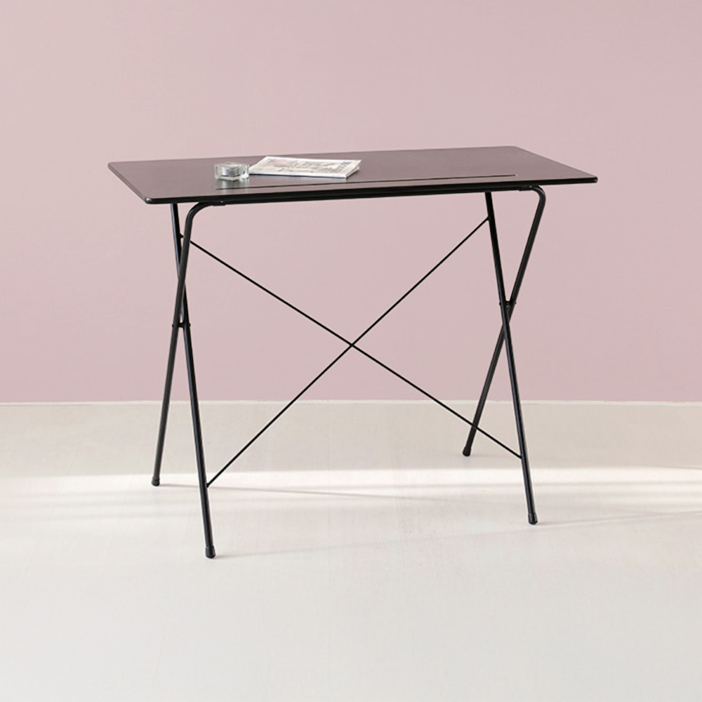 GOSI 스탠딩 접이식테이블 120 SM-2200B 래치드블랙 6871.0576