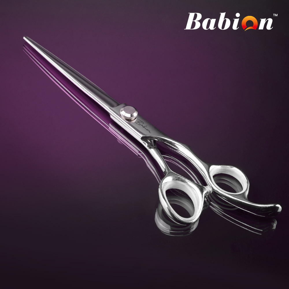 바비온 EL 강아지 애견 커브 가위 미용가위 E2-701C 17.5cm(7인치)