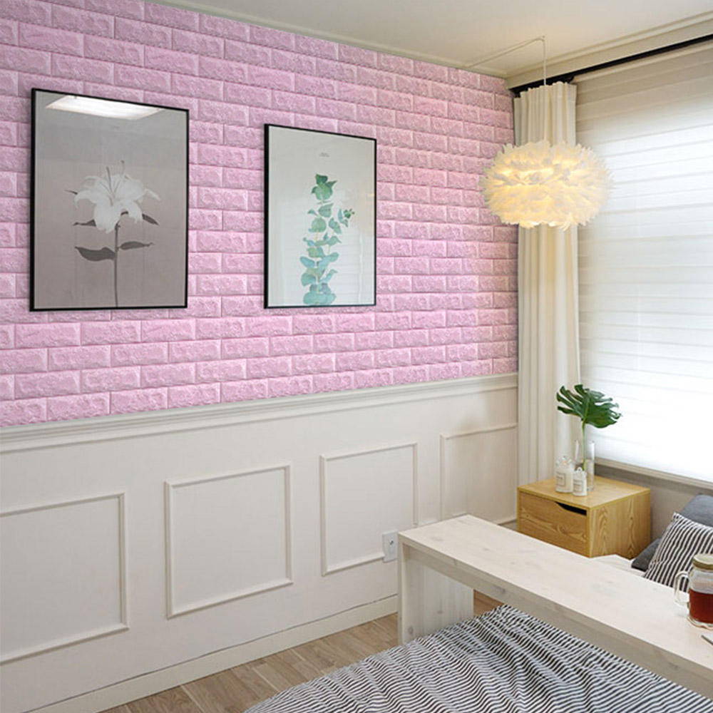 접착식 단열벽지 화이트 폼블럭 베란다 곰팡이 결로방지 난방 보온 방한 방풍 폼 스티커 벽지