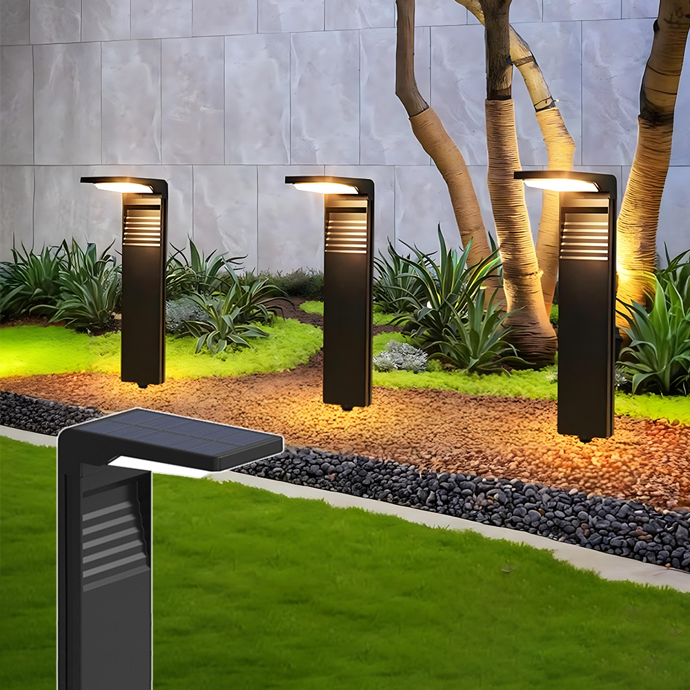 태양광 정원등 야외 조명 가로등 태양열 LED 경관조명 스마트 전등 전구 볼라드등 엘블랙