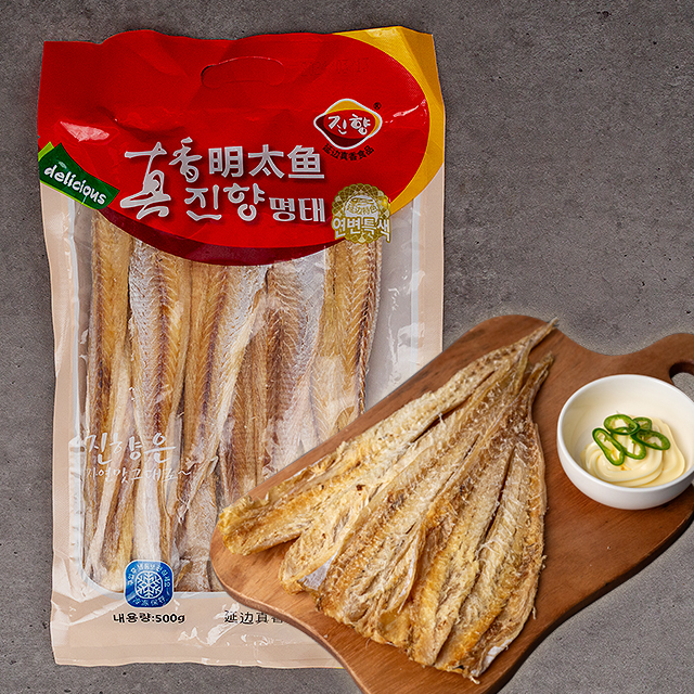 진미식품 마른 안주 탈피짝태 500g - 상품 이미지