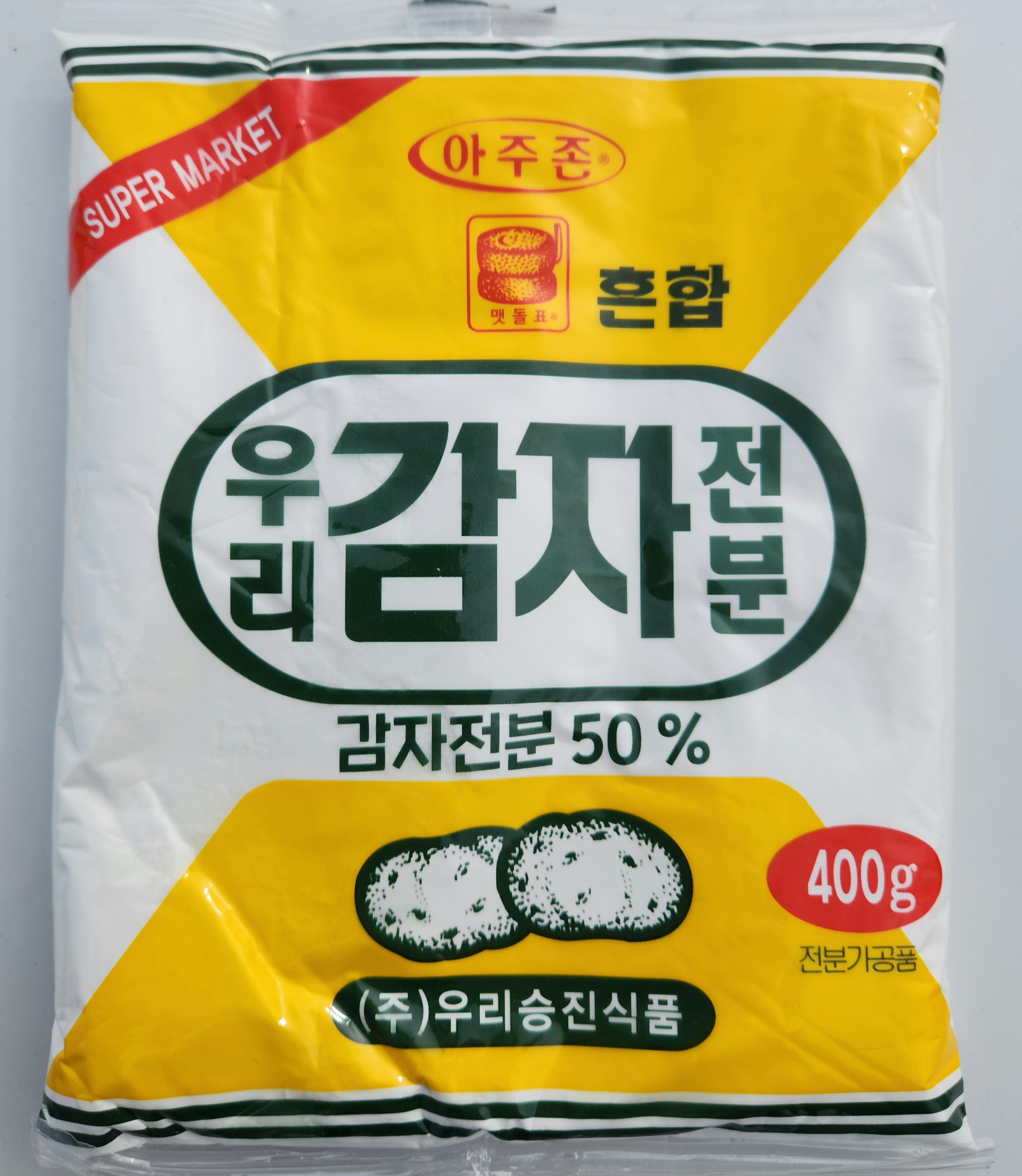 우리승진식품 감자전분 중포장 옥수수 고구마 400g, 1개 - 메인 이미지