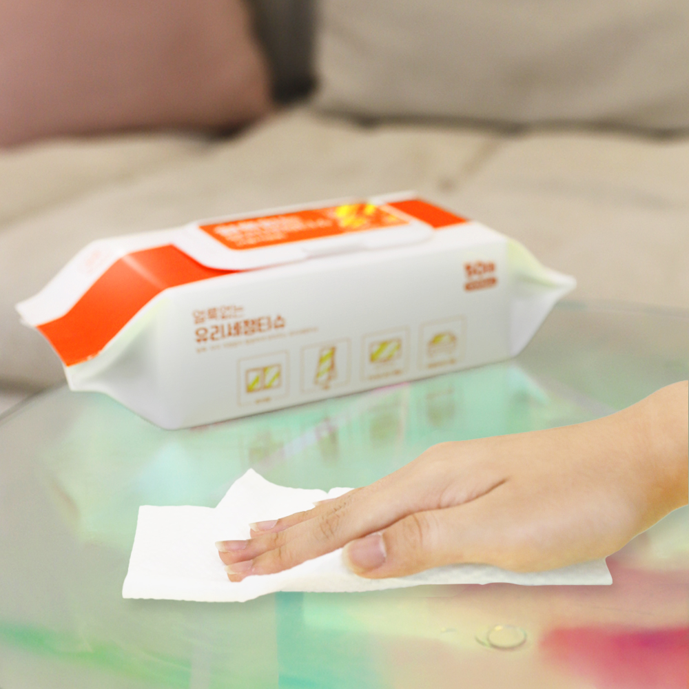 아이프리 얼룩없는 유리 거울 세정티슈 50매 3팩