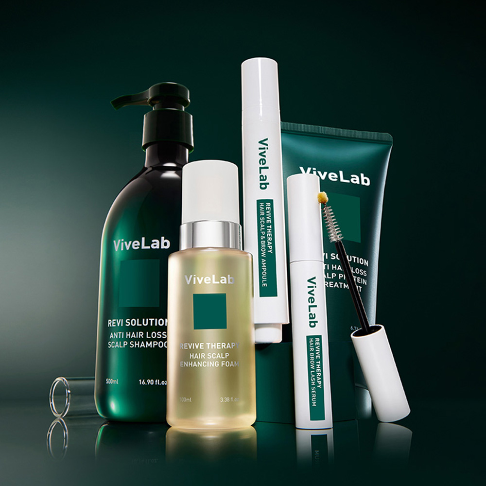 SET) 4주 솔루션 SET (래쉬세럼+두피앰플+두피영양제+탈모샴푸 500ml+탈모 트리트먼트) - 상세 이미지 2