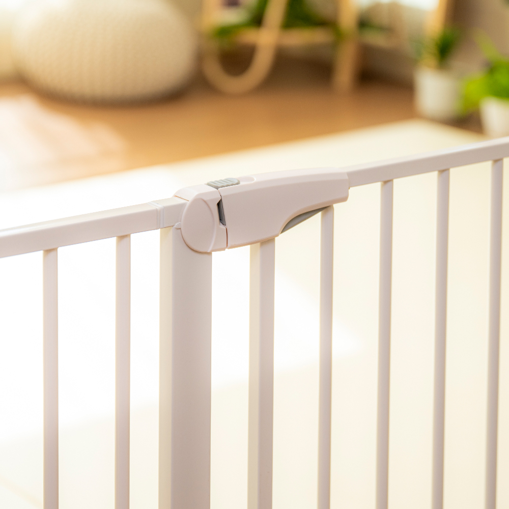 아가드 이지슬라이드 라이트 유아 안전문 본품 초소형 62~68cm 아이보리 아기 안전펜스 강아지 울타리