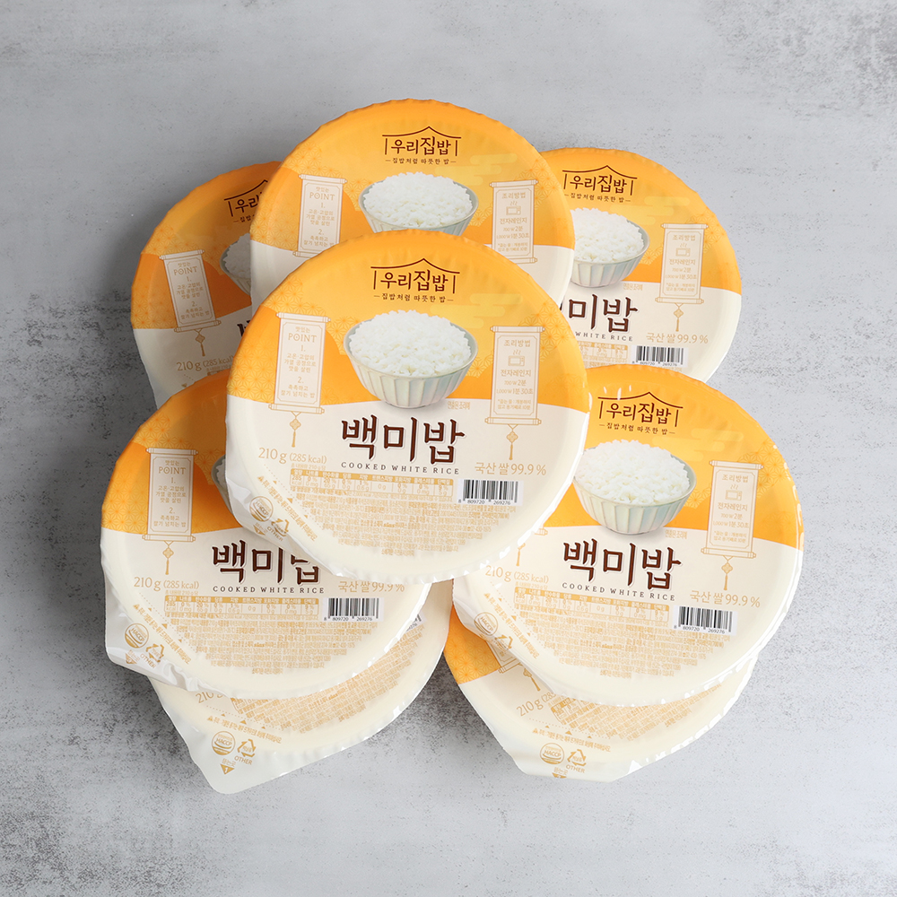 시아스 우리집밥 맛있는 백미밥 쌀밥 간편식 210g x 24개 - 상세 이미지 5