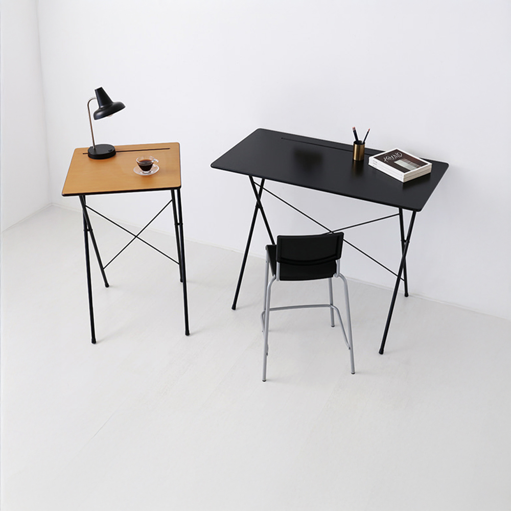 GOSI 스탠딩 접이식테이블 120 SM-2200B 래치드블랙 6871.0576