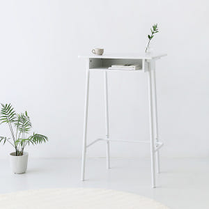 SAUT 스탠딩책상 KS1062TB 600x400x965mm, 화이트 2... 솔직 후기 | 실제 배치 사진 포함 - 상품 이미지 4