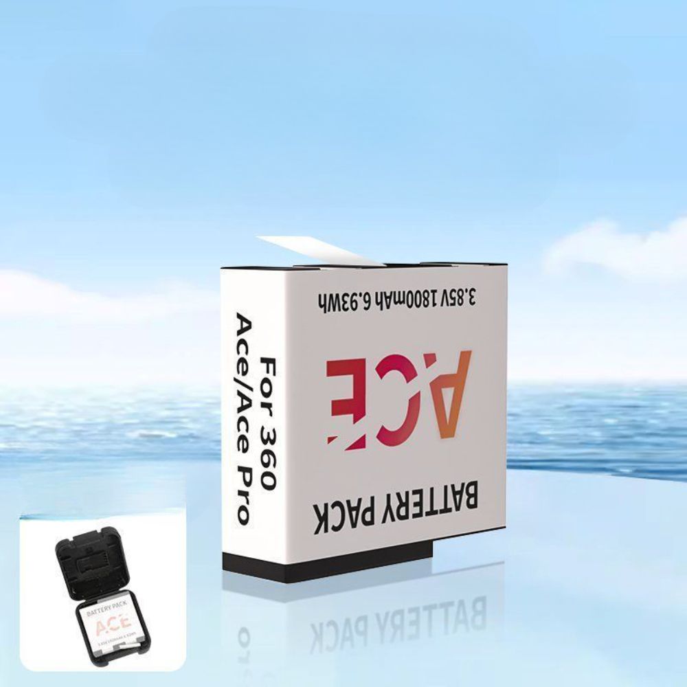 인스타360 에이스 프로2 배터리 고성능 저온 대용량 충전기 ACEPro2/pro 흰색 배터리 1개 - 상품 이미지