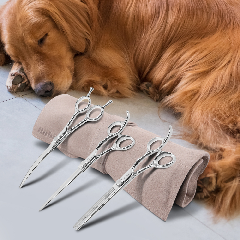 바비온 E2 강아지 애견 미용가위 4종 세트