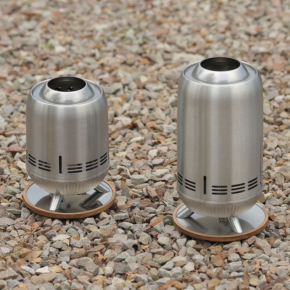 꾸버스 토네이도 화로대 캠핑 이중연소 회오리 불멍 BBQ 화로 휴대용 테이블 바베큐그릴 M