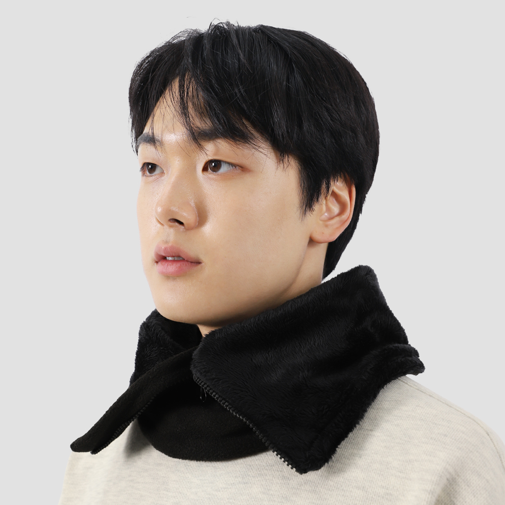 카르닉 지퍼 넥워머 겨울 방한 목토시 멀티스카프 남자 여자 골프 자전거 - 상세 이미지 3
