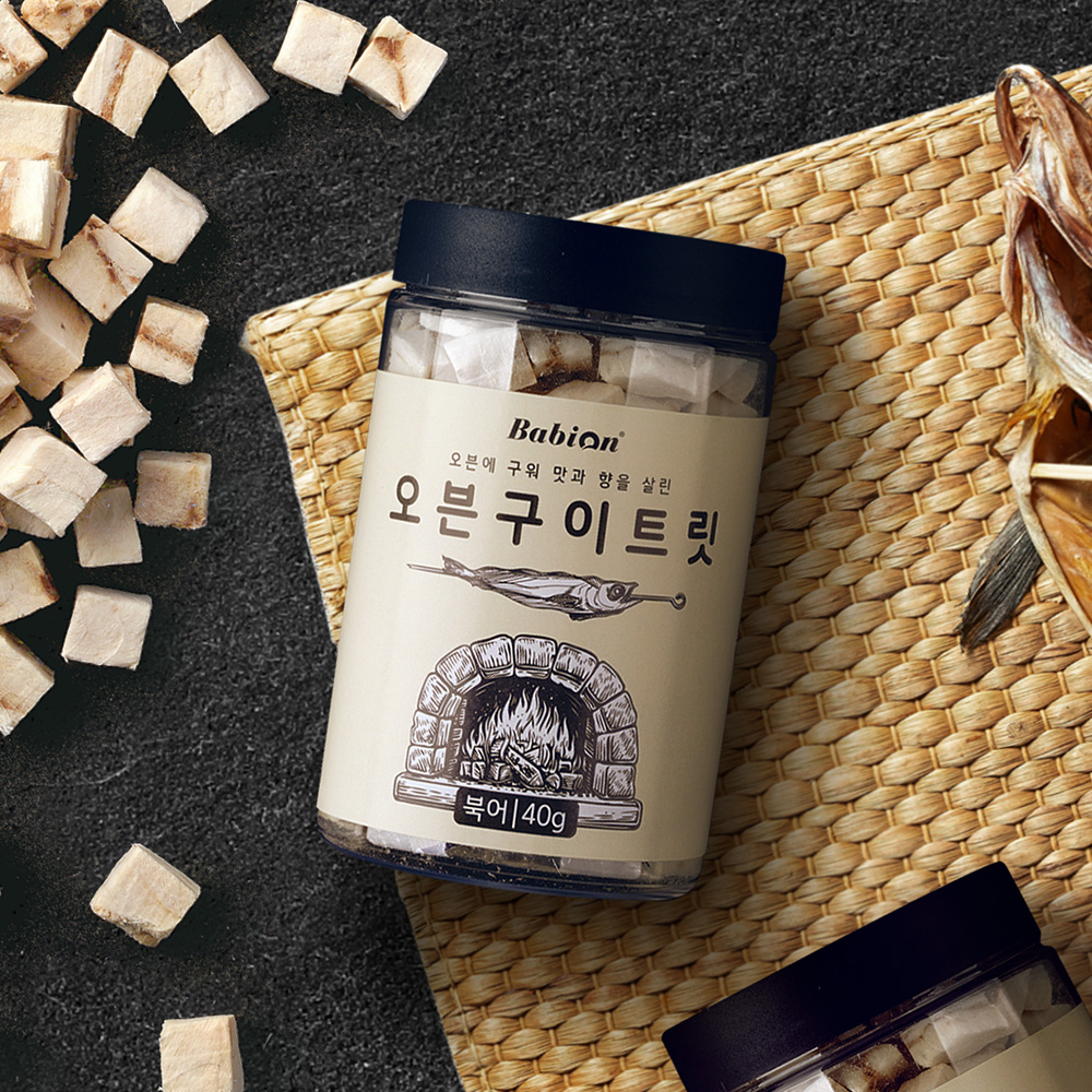 바비온 동결건조 오븐구이 트릿 간식 북어, 40g, 1개 - 상세 이미지 2