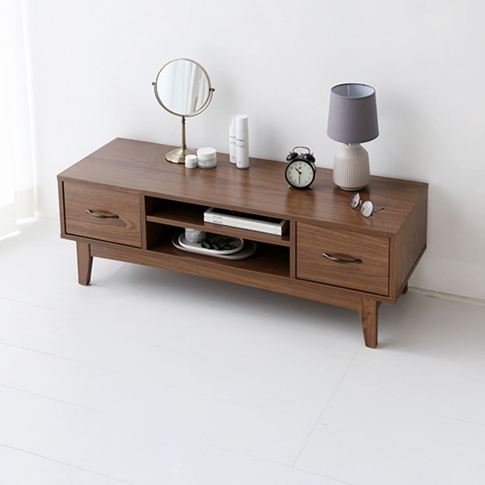 펨바 TV스탠드 6042H 1180mmx390mmx400mm, 브라운 7222.2314