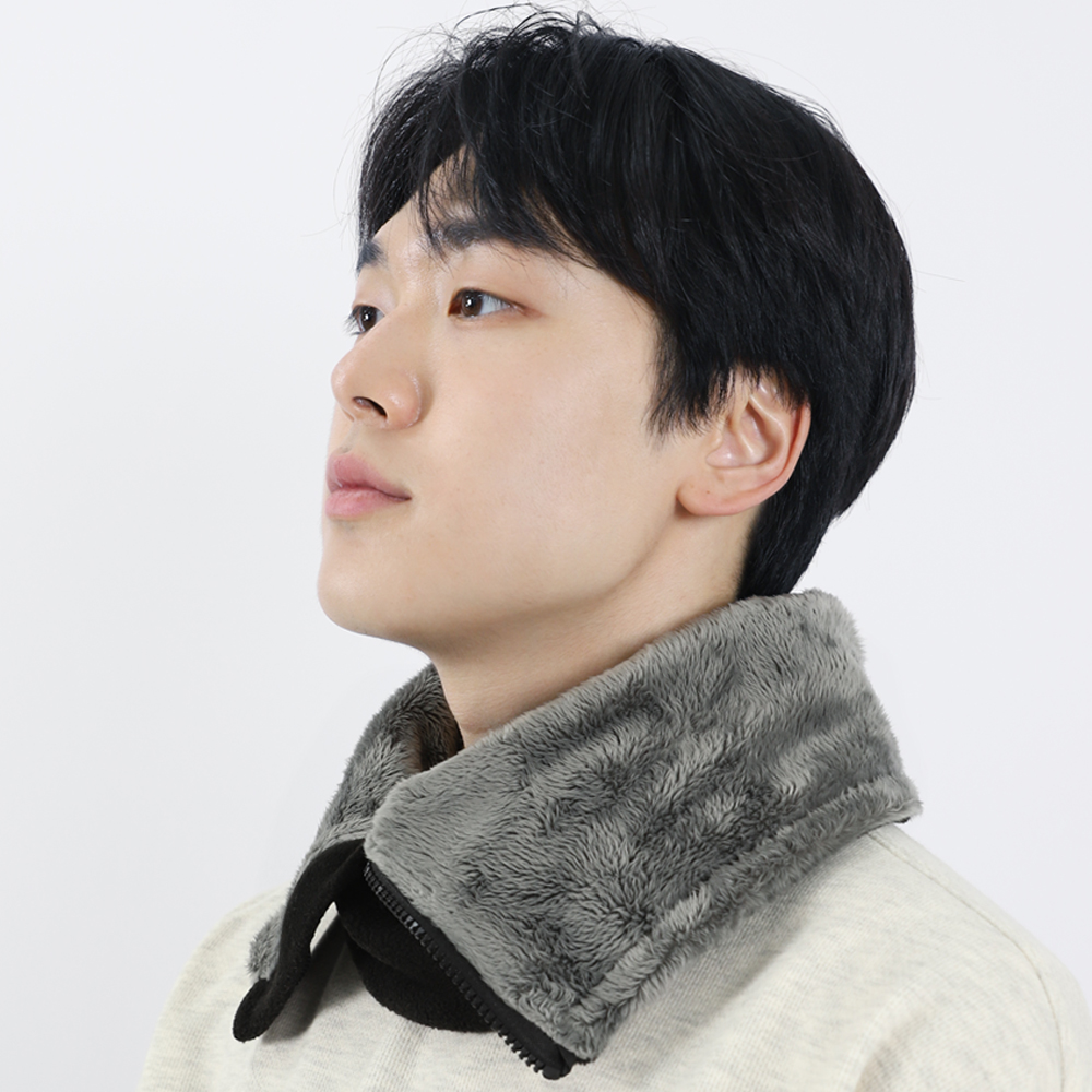 카르닉 지퍼 넥워머 겨울 방한 목토시 멀티스카프 남자 여자 골프 자전거 이미지 8