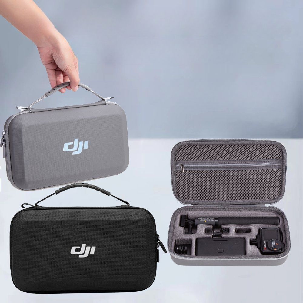 DJI 액션5 프로 보관 가방 어깨 스트랩 솔더 크로스 백 (어깨끈이 있는 회색 모델) Action5Pr - 상품 이미지