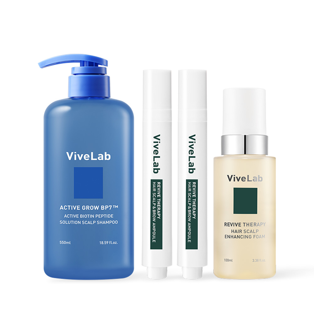 SET) 탈모 고민 해방 SET(두피앰플 2개+인핸싱 폼+액티브 비오틴 샴푸+비오틴 샴푸 70ml 증정) - 상세 이미지 4