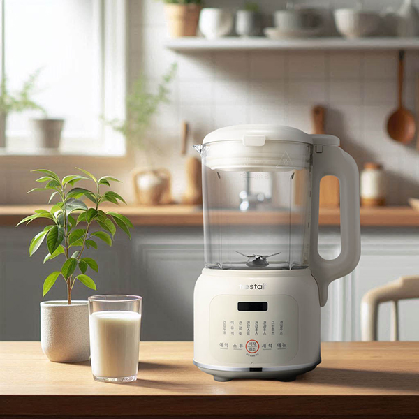 피에스타 글라스형 두유 제조기 1.2L 홈메이드 이유식 죽 제조기