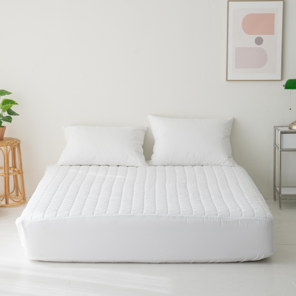 엠보라 누빔매트리스 침대 커버 슈퍼싱글 호텔 화이트 S/SS