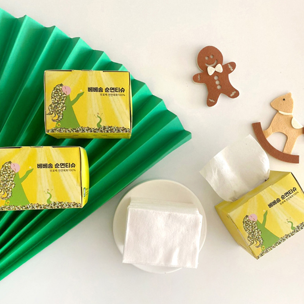 [순면100] 아기 건티슈 콧물 입 티슈