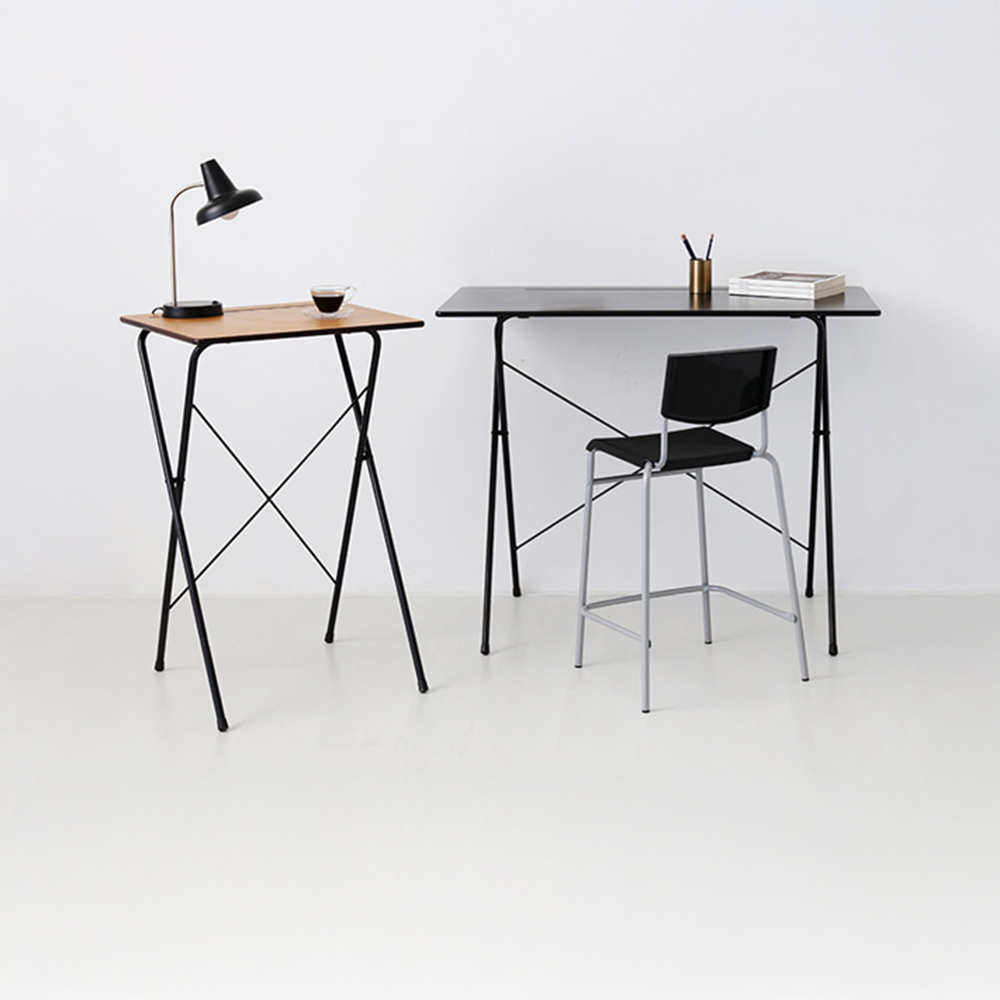 GOSI 스탠딩 접이식테이블 120 SM-2200B 래치드블랙 6871.0576