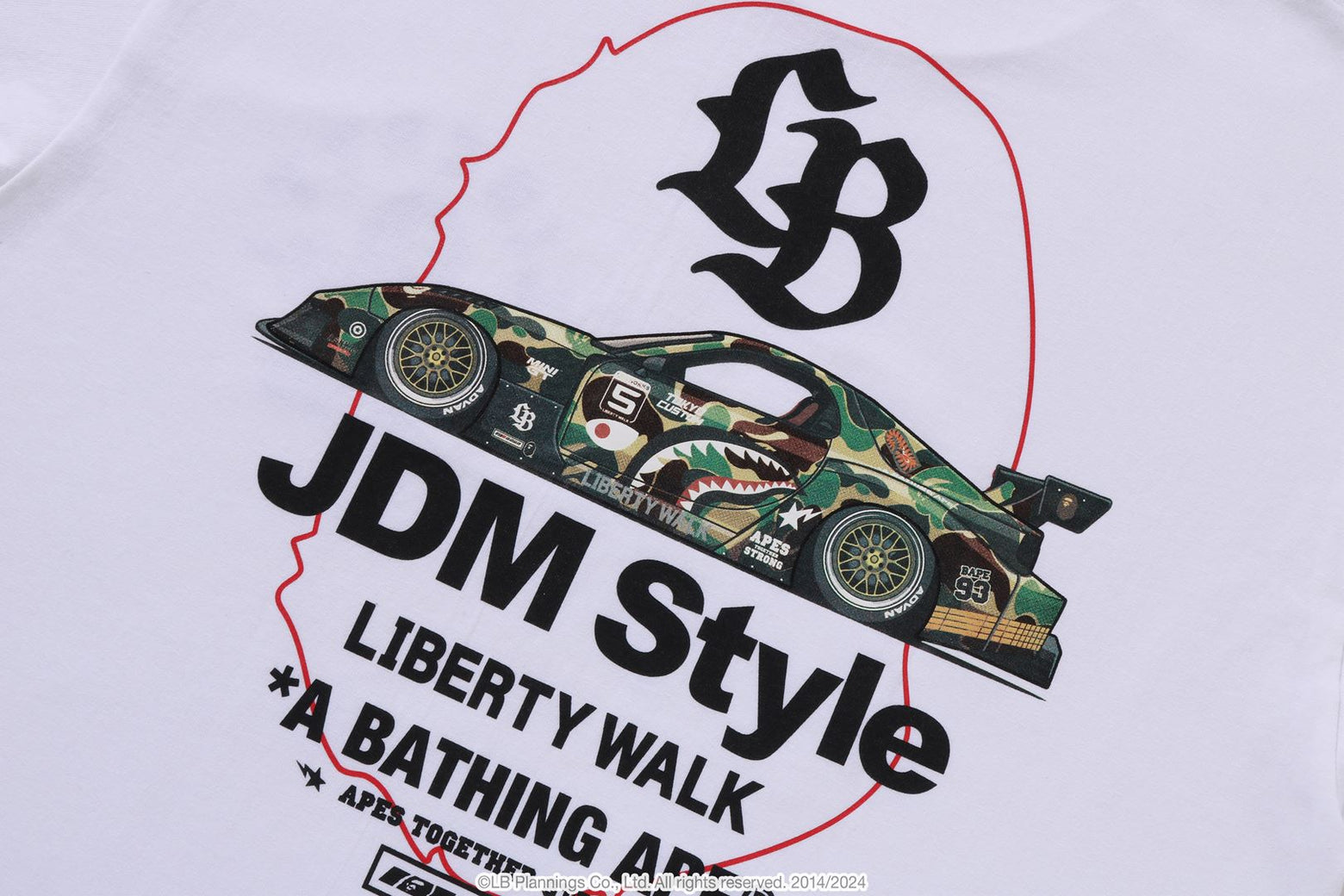 베이프 X LBWK 반팔티 FD ABC CAMO TEE 1K73-110-918 - 상세 이미지 5