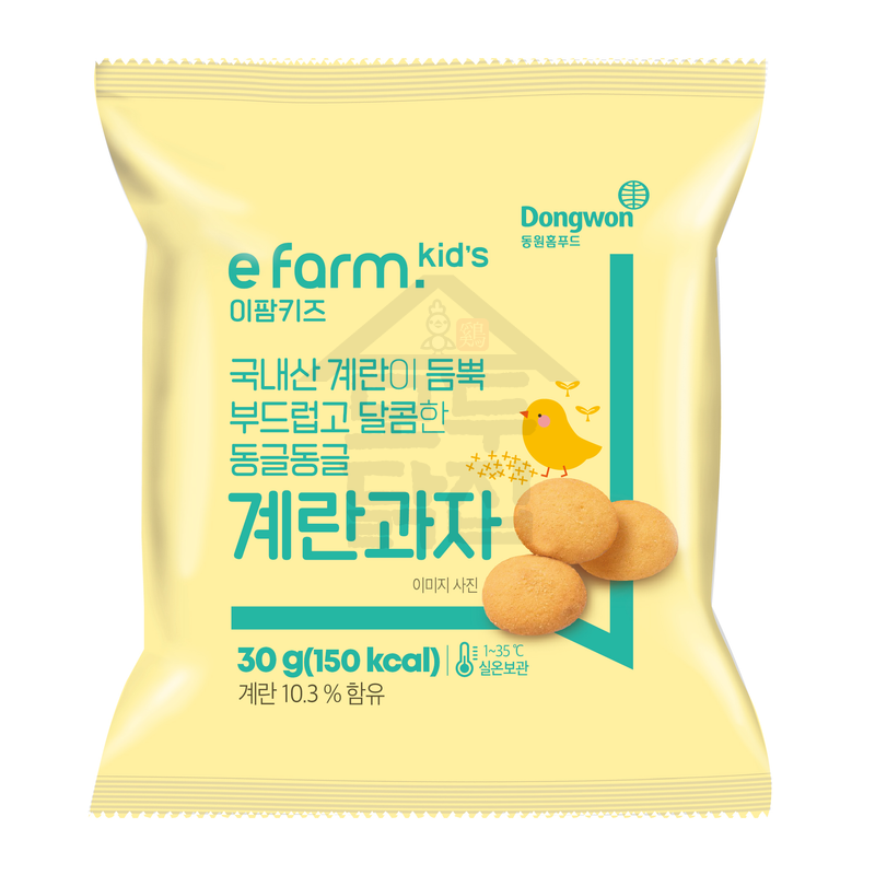동원홈푸드 이팜키즈 계란과자 30gx20봉지 아이간식 - 상품 이미지