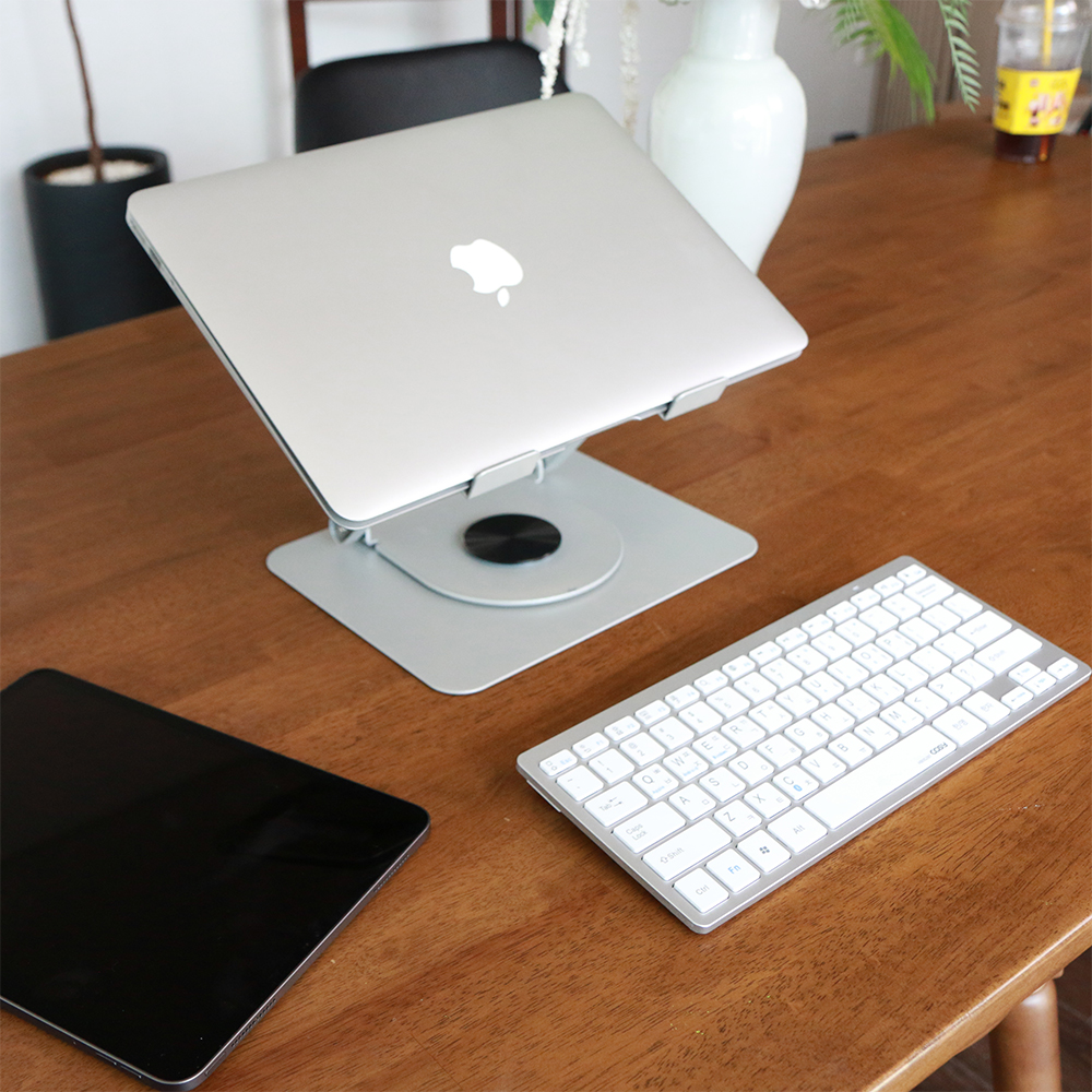 지구봄 회전 노트북 거치대 접이식 맥북 받침대