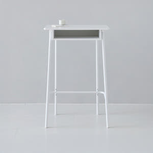 SAUT 스탠딩책상 KS1062TB 600x400x965mm, 화이트 2... 솔직 후기 | 실제 배치 사진 포함 - 상품 이미지 1