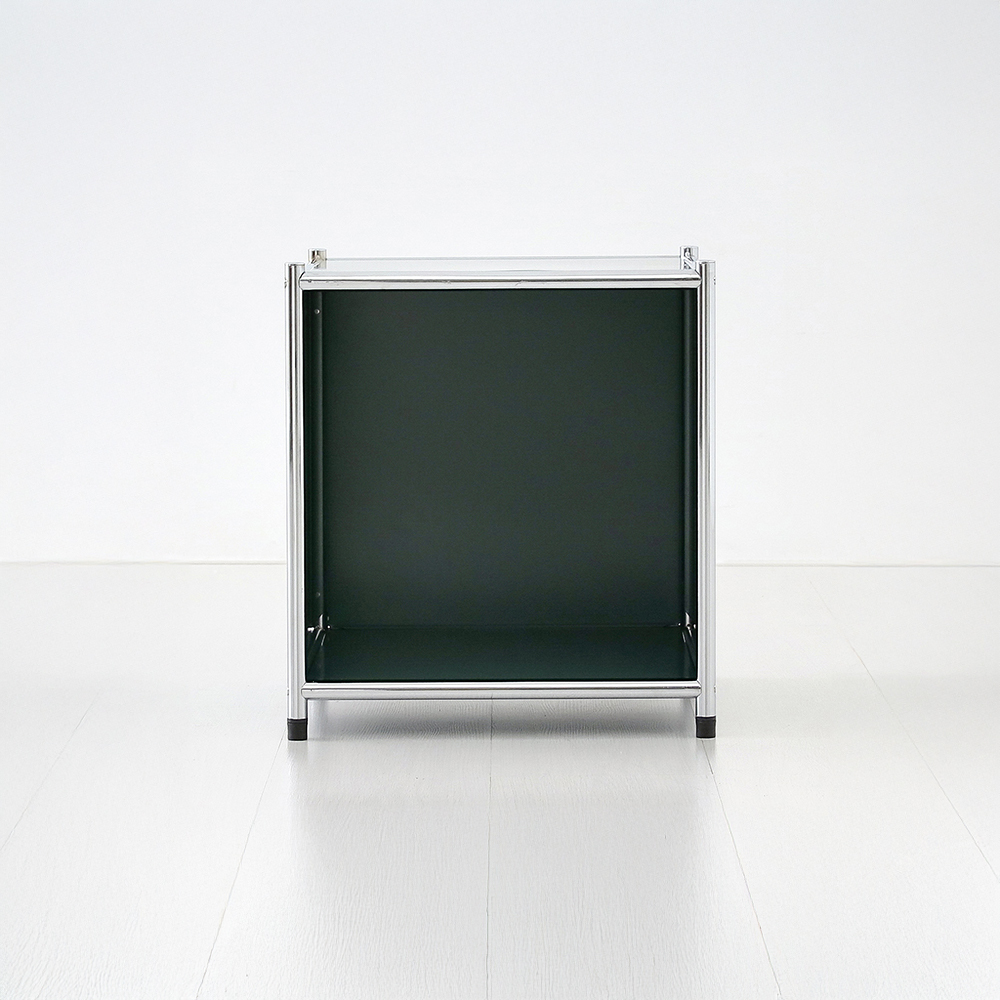 심플리 수납박스/사이드테이블 BC260 다크그린 6883.0838